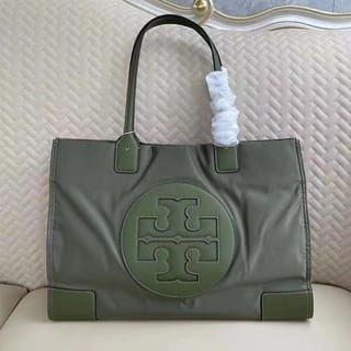 WhatsApp Image 2022-12-24 at 2.05.07 AM Tory Burch Ella Green Tote Bag (With Box)