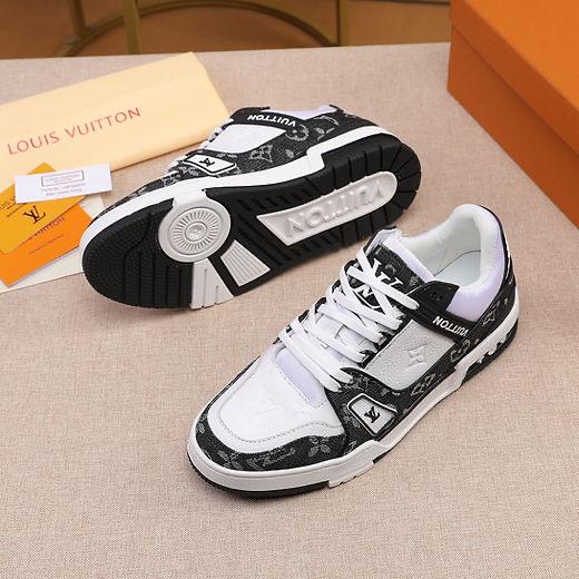 Louis Vuitton Black Monogram Men Sneaker
