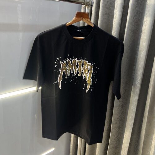 WhatsApp Image 2024-11-07 at 8.53.14 PM - Copy - Copy Amiri Black Round Neck Tshirt