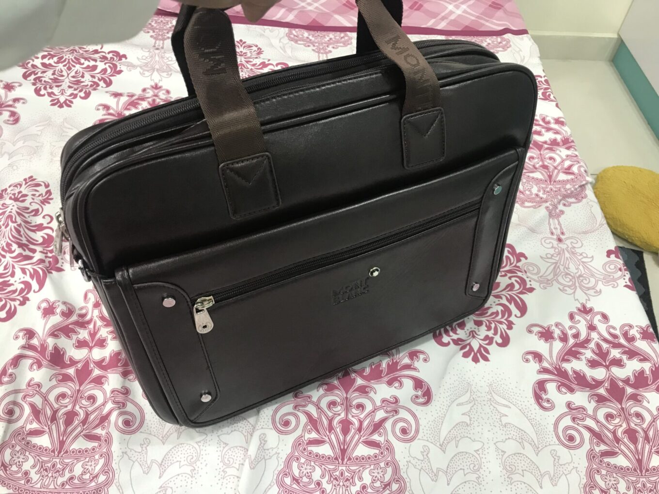 Mont Blanc Coffee Laptop Bag photo review